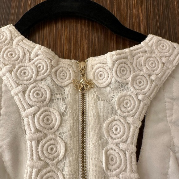 Lilly Pulitzer LITZIA DRESS Resort White Mocean Lace - Picture 6 of 9